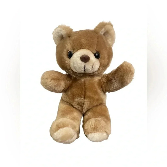 Vintage From the World of Smile International Inc 1992 Brown Teddy Bear Plush - Picture 1 of 9